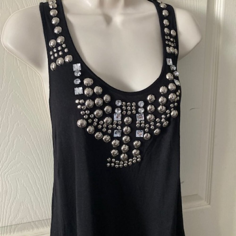 INC long beaded tank size L